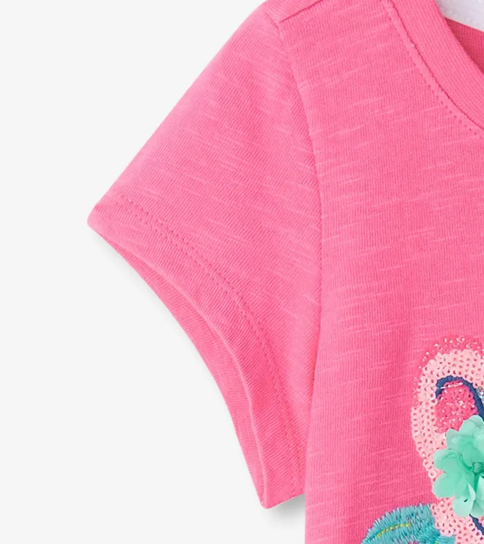 Girls Pretty Cheetah Graphic Tee Hatley