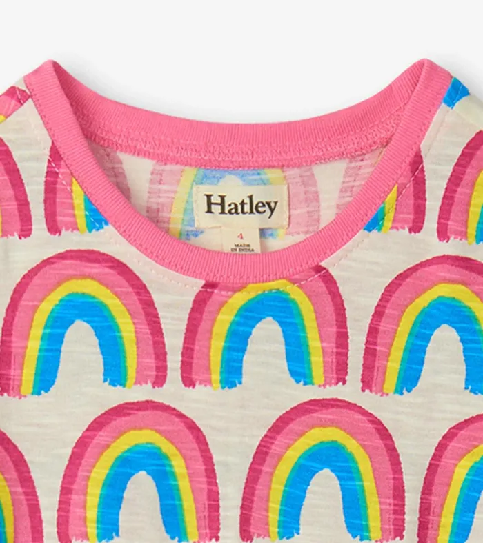 Girls Pretty Rainbows Drop Waist Dress Hatley