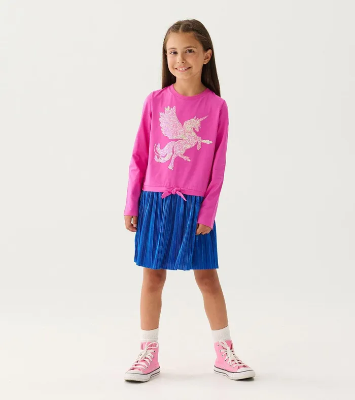 Girls Sequin Unicorn Skirt Dress Hatley