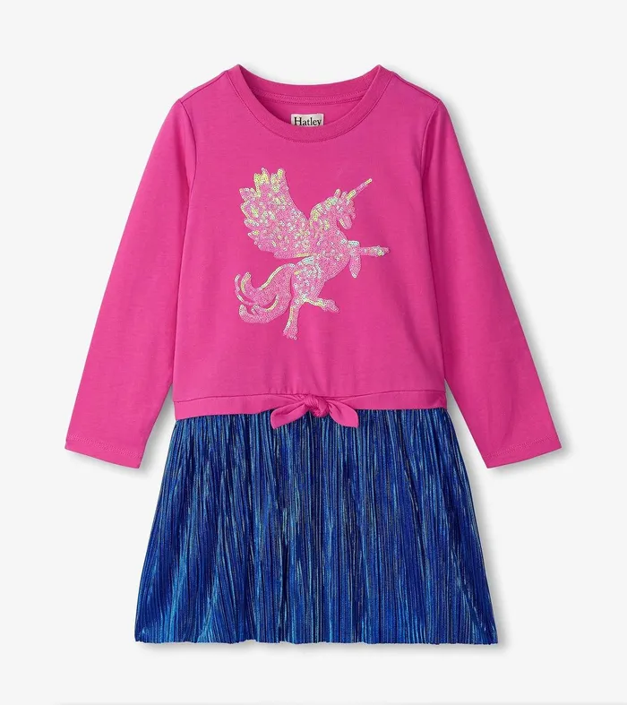 Girls Sequin Unicorn Skirt Dress Hatley