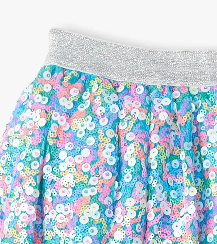Girls Sequins Tulle Skirt Hatley