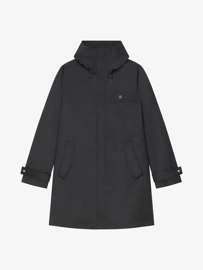 Givenchy 3in1 Parka In Wool Dark Greygrey Men Coats and Jackets