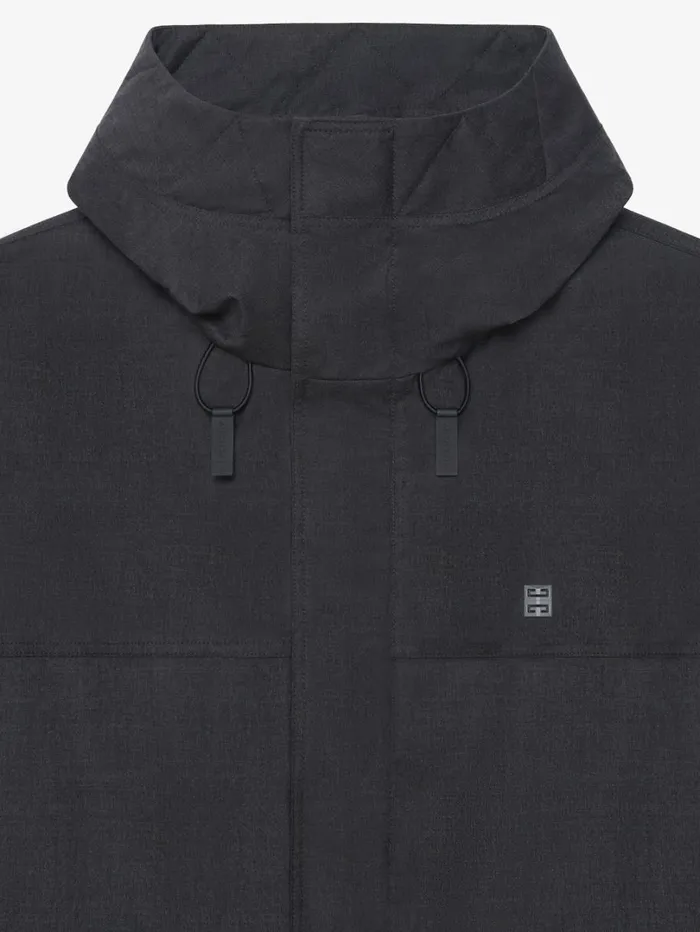 Givenchy 3in1 Parka In Wool Dark Greygrey Men Coats and Jackets