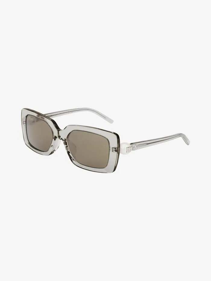 Givenchy 4G Pearl Sunglasses In Acetate With Crystals Light Grey Women Sunglasses