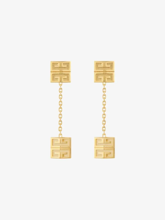 Givenchy 4G Pendant Earrings In Metal Golden Yellow Women Jewelry