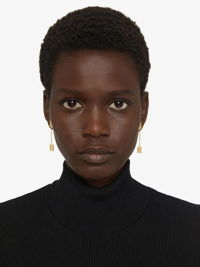 Givenchy 4G Pendant Earrings In Metal Golden Yellow Women Jewelry Givenchy 4G Pendant Earrings In Metal Golden Yellow Women Jewelry