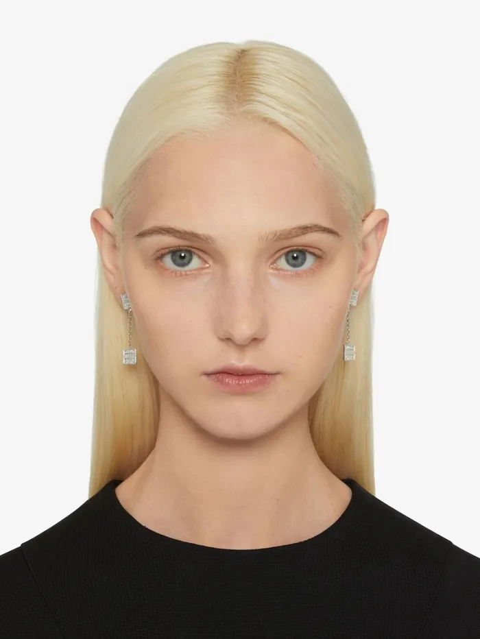Givenchy 4G Pendant Earrings In Metal Silvery Women Jewelry Givenchy 4G Pendant Earrings In Metal Silvery Women Jewelry