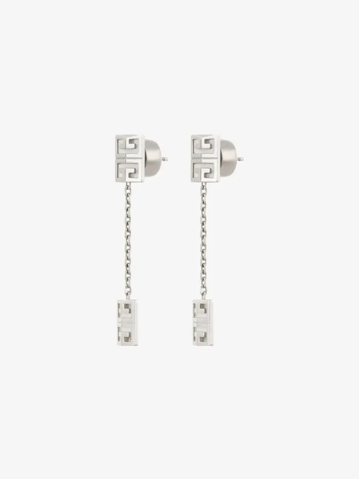Givenchy 4G Pendant Earrings In Metal Silvery Women Jewelry Givenchy 4G Pendant Earrings In Metal Silvery Women Jewelry