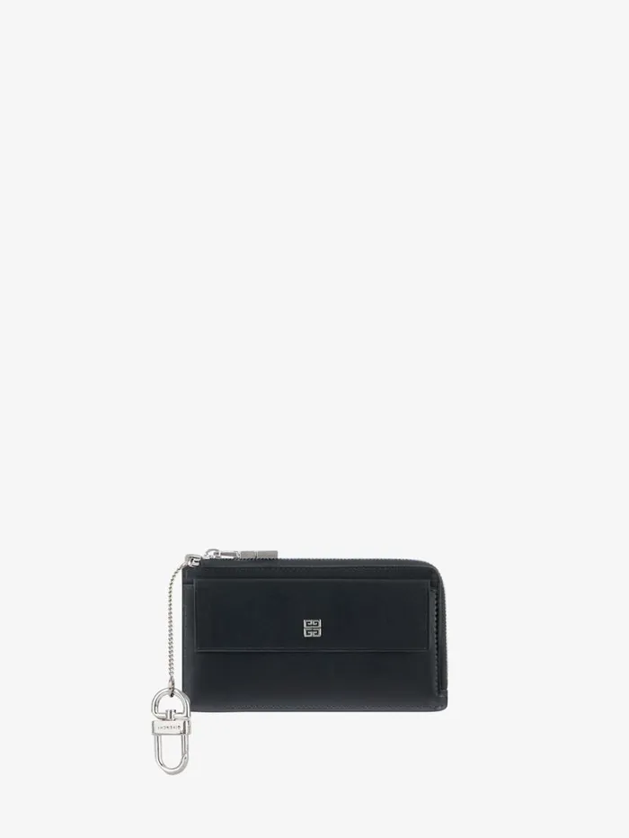 Givenchy 4G Zipped Card Holder In Box Leather Black Women Wallets and Card Holders Givenchy 4G Zipped Card Holder In Box Leather Black Women Wallets and Card Holders
