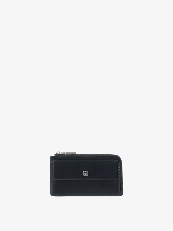 Givenchy 4G Zipped Card Holder In Box Leather Black Women Wallets and Card Holders Givenchy 4G Zipped Card Holder In Box Leather Black Women Wallets and Card Holders