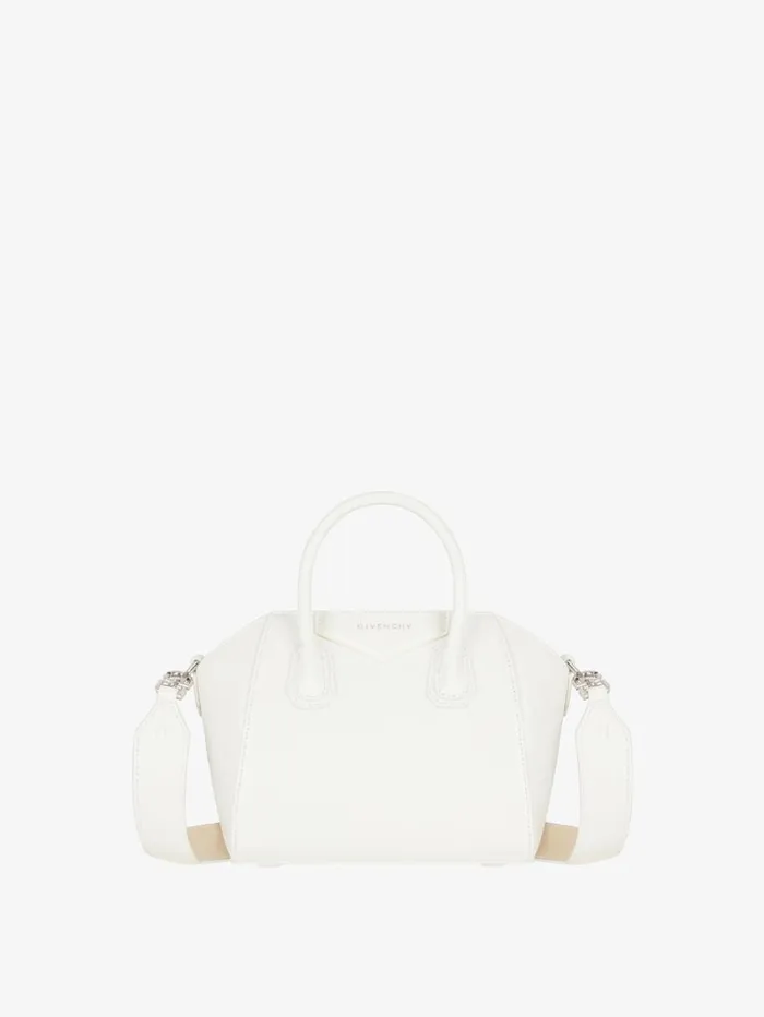Givenchy Antigona Toy Bag In Box Leather Ivorynatural Beige Women Crossbody Bags Givenchy Antigona Toy Bag In Box Leather Ivorynatural Beige Women Crossbody Bags