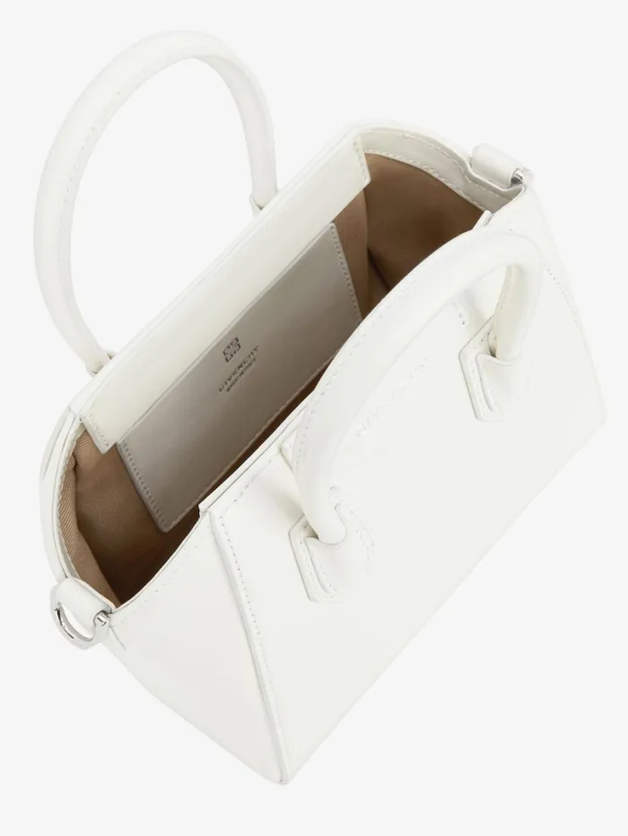Givenchy Antigona Toy Bag In Box Leather Ivorynatural Beige Women Crossbody Bags Givenchy Antigona Toy Bag In Box Leather Ivorynatural Beige Women Crossbody Bags