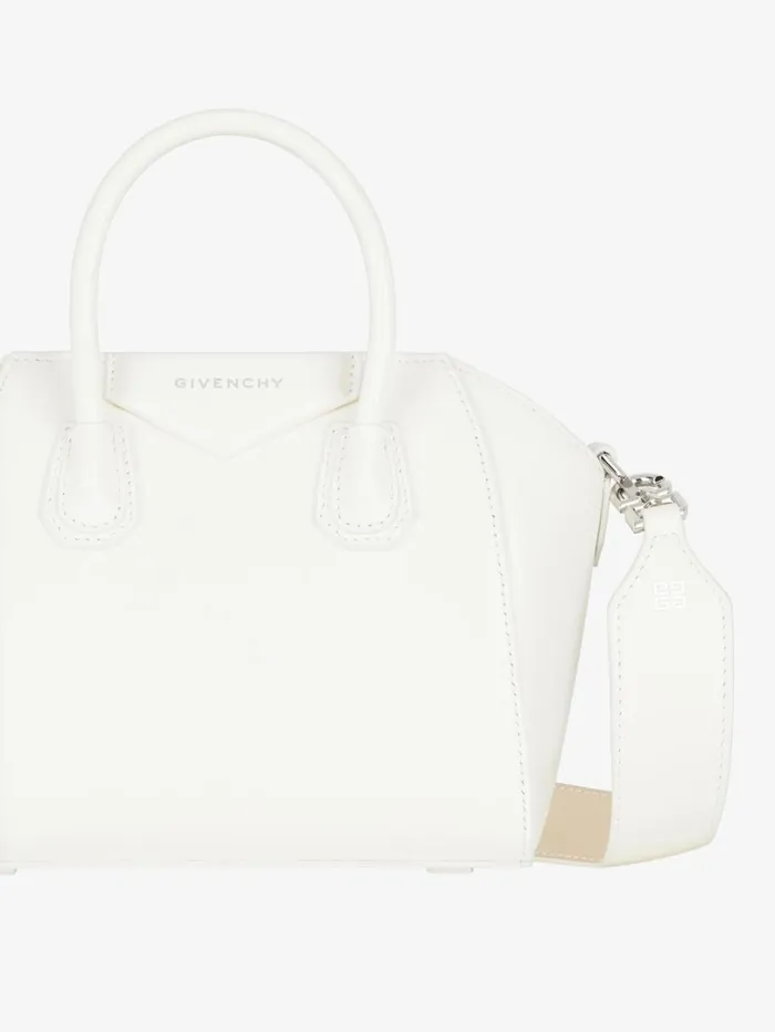 Givenchy Antigona Toy Bag In Box Leather Ivorynatural Beige Women Crossbody Bags Givenchy Antigona Toy Bag In Box Leather Ivorynatural Beige Women Crossbody Bags
