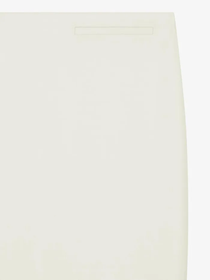 Givenchy Asymmetric Skirt In Wool And Mohair Rtd Greige Women Skirts