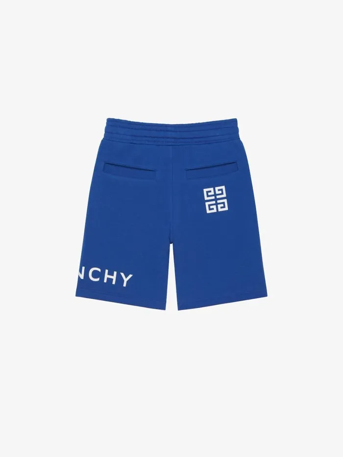 Givenchy Bermuda Shorts In Fleece Royal Blue Men Boy 4 To 12 Years Givenchy Bermuda Shorts In Fleece Royal Blue Men Boy 4 To 12 Years