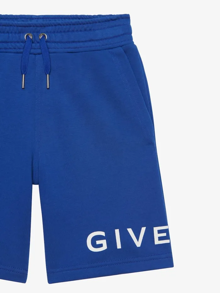 Givenchy Bermuda Shorts In Fleece Royal Blue Men Boy 4 To 12 Years Givenchy Bermuda Shorts In Fleece Royal Blue Men Boy 4 To 12 Years