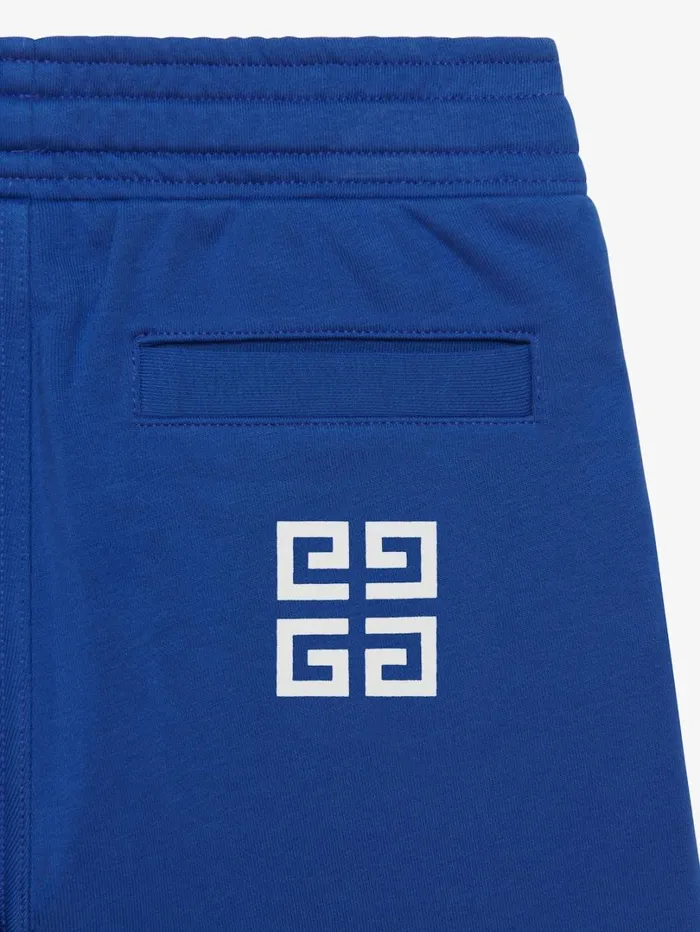 Givenchy Bermuda Shorts In Fleece Royal Blue Men Boy 4 To 12 Years Givenchy Bermuda Shorts In Fleece Royal Blue Men Boy 4 To 12 Years