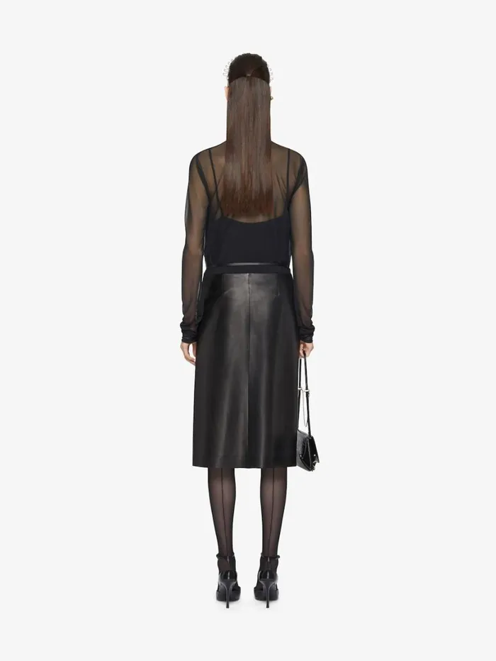 Givenchy Draped Blouse In Jersey Black Women Tops and Shirts