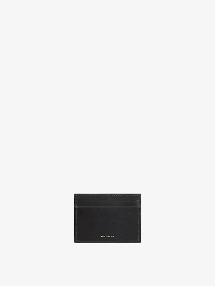 Givenchy GCut Card Holder In 4G Coated Canvas And Leather Black Women Wallets and Card Holders Givenchy GCut Card Holder In 4G Coated Canvas And Leather Black Women Wallets and Card Holders