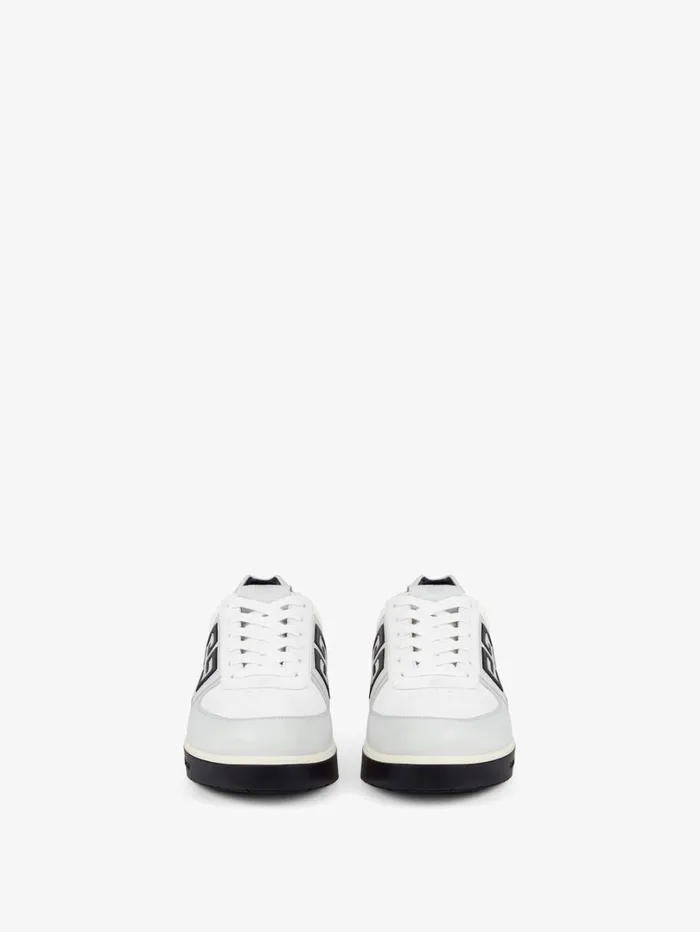 Givenchy G4 Sneakers In Leather And Perforated Leather Greyblack Men Sneakers Givenchy G4 Sneakers In Leather And Perforated Leather Greyblack Men Sneakers