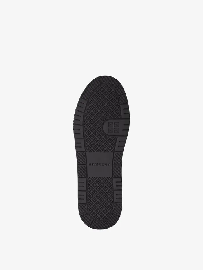 Givenchy G4 Sneakers In Leather And Perforated Leather Greyblack Men Sneakers Givenchy G4 Sneakers In Leather And Perforated Leather Greyblack Men Sneakers