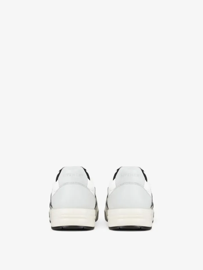 Givenchy G4 Sneakers In Leather And Perforated Leather Greyblack Men Sneakers Givenchy G4 Sneakers In Leather And Perforated Leather Greyblack Men Sneakers