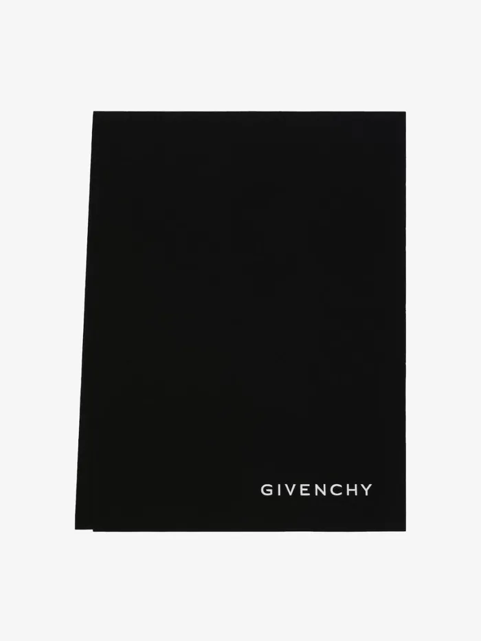 Givenchy GIVENCHY 4G Scarf In Wool Blackwhite Women Scarves