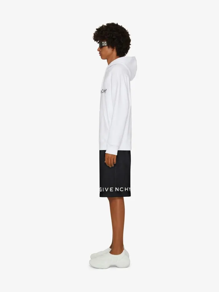 Givenchy GIVENCHY Archetype Bermuda Shorts In Fleece Black Men Pants and Shorts