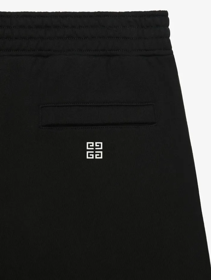Givenchy GIVENCHY Archetype Bermuda Shorts In Fleece Black Men Pants and Shorts