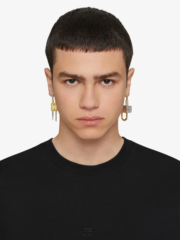 Givenchy Lock Asymmetrical Earrings In Metal Goldensilvery WomenMen Jewelry Givenchy Lock Asymmetrical Earrings In Metal Goldensilvery WomenMen Jewelry