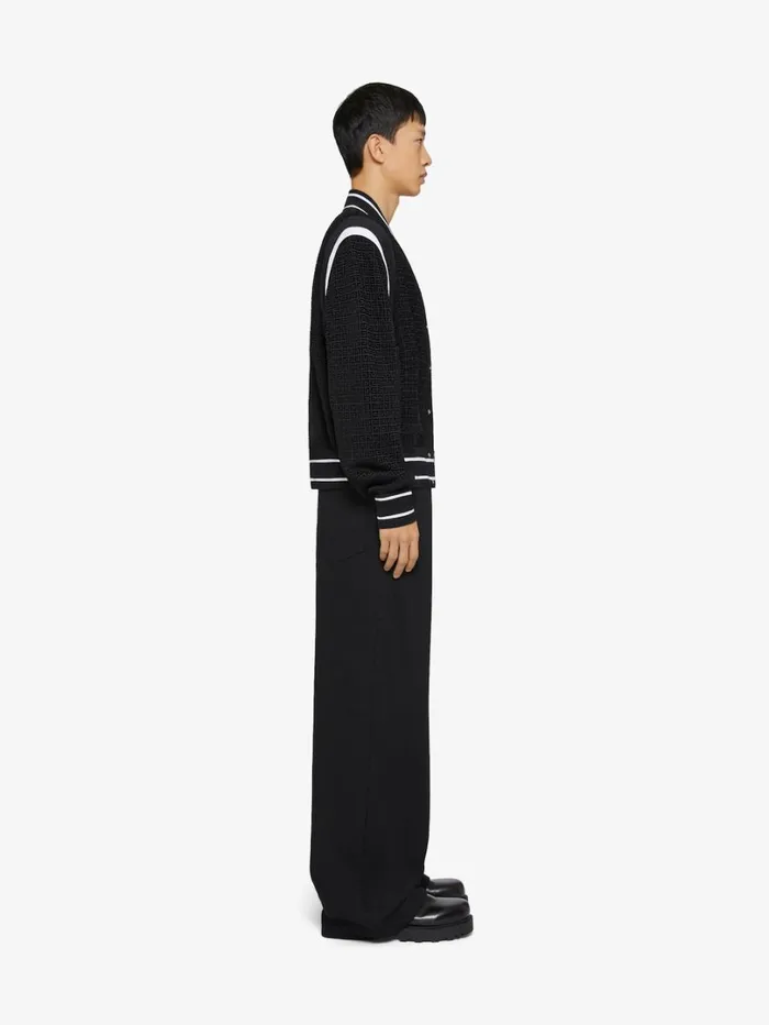 Givenchy Low Crotch Wide Jeans In Denim Black Men Pants and Shorts
