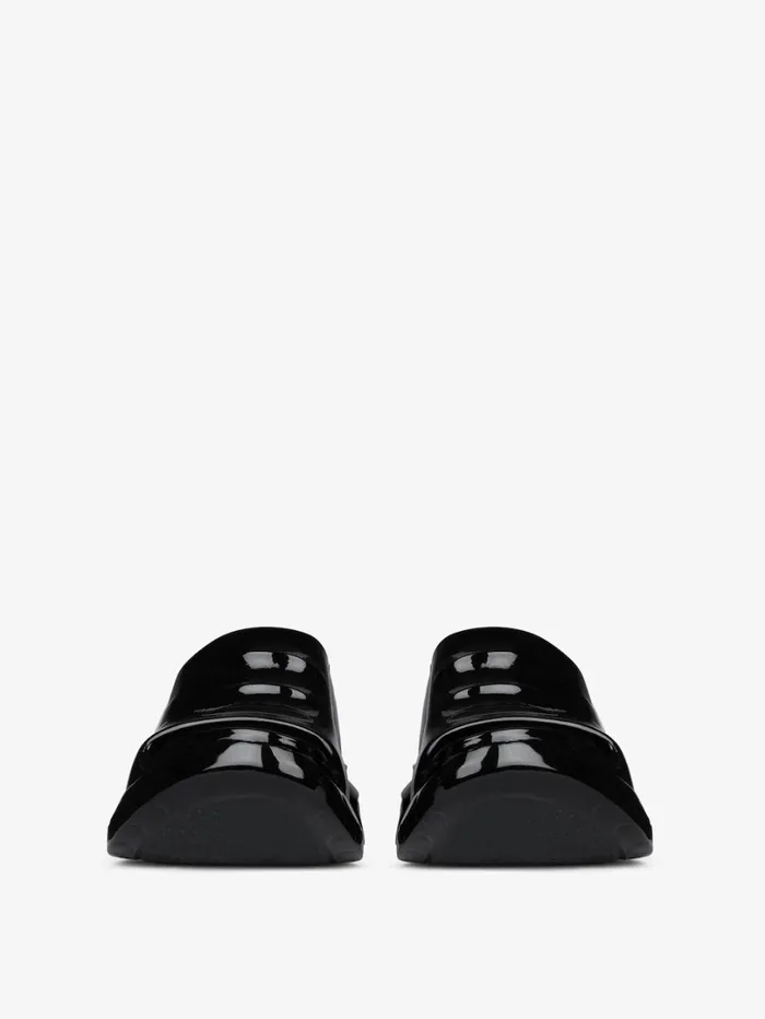 Givenchy Marshmallow Wedge Sandals In Rubber Black Women Shark Lock Givenchy Marshmallow Wedge Sandals In Rubber Black Women Shark Lock