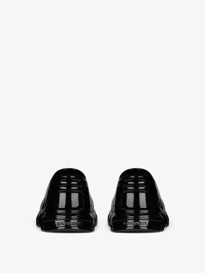 Givenchy Marshmallow Wedge Sandals In Rubber Black Women Shark Lock Givenchy Marshmallow Wedge Sandals In Rubber Black Women Shark Lock