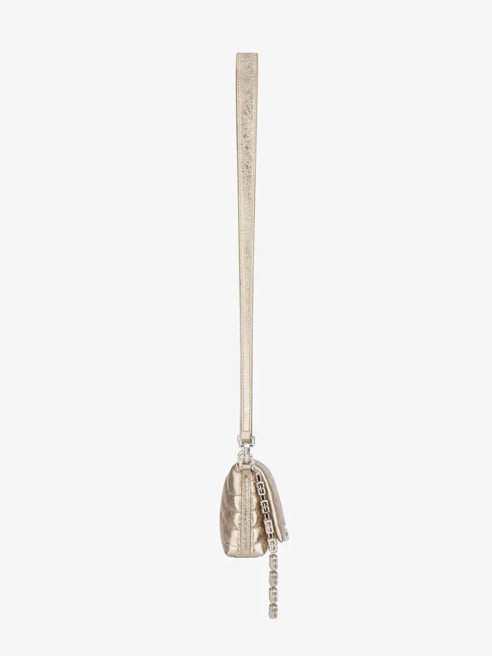 Givenchy Micro 4G Soft Bag In Laminated Leather Dusty Golden Women Shoulder Bags Givenchy Micro 4G Soft Bag In Laminated Leather Dusty Golden Women Shoulder Bags