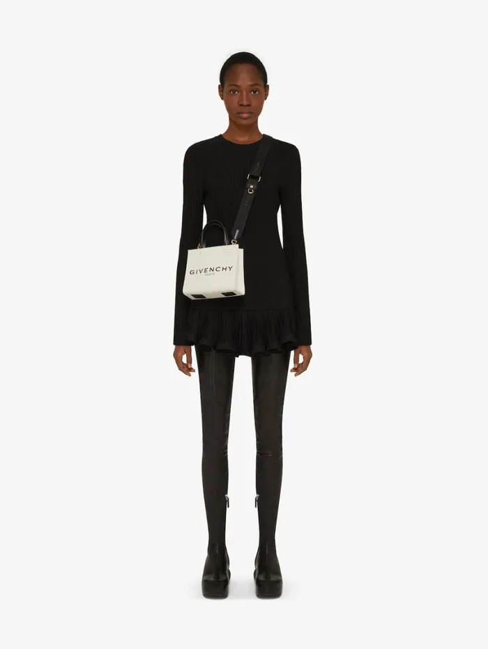 Givenchy Mini GTote Shopping Bag In Canvas Beigeblack Women Crossbody Bags Givenchy Mini GTote Shopping Bag In Canvas Beigeblack Women Crossbody Bags