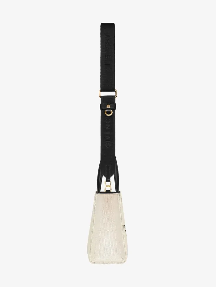 Givenchy Mini GTote Shopping Bag In Canvas Beigeblack Women Crossbody Bags Givenchy Mini GTote Shopping Bag In Canvas Beigeblack Women Crossbody Bags