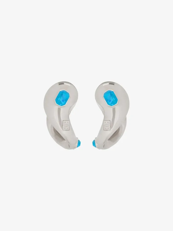 Givenchy Organic Earrings In Metal And Resin Turquoise Women Jewelry