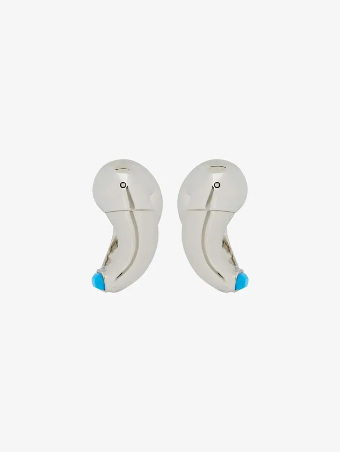 Givenchy Organic Earrings In Metal And Resin Turquoise Women Jewelry Givenchy Organic Earrings In Metal And Resin Turquoise Women Jewelry
