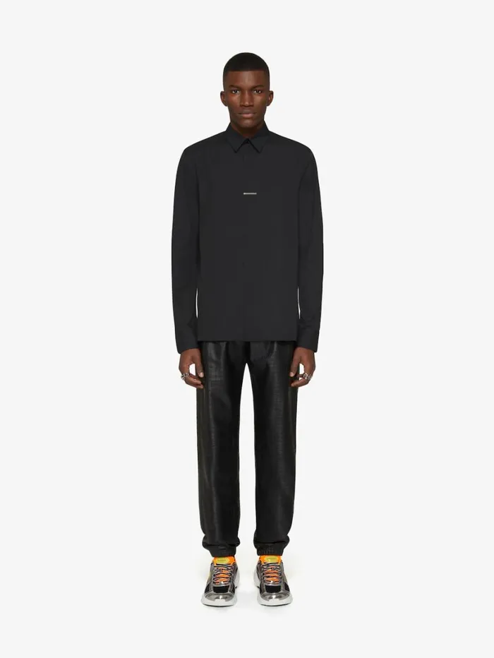 Givenchy Shirt In 4G Jacquard Black Men Shirts