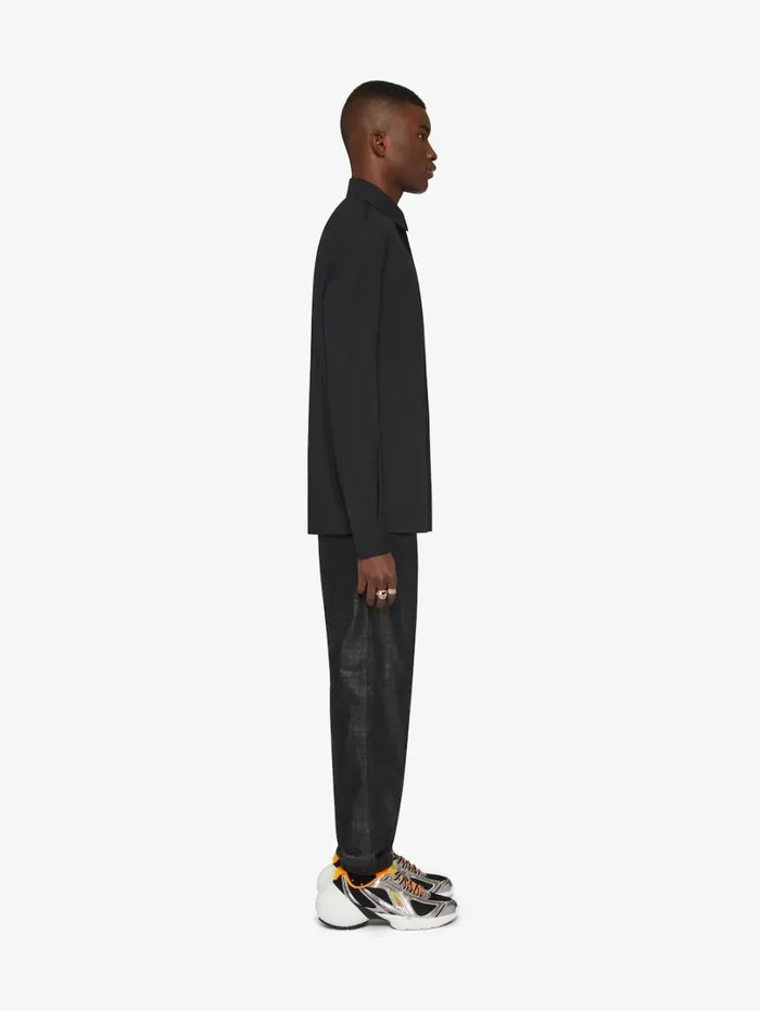 Givenchy Shirt In 4G Jacquard Black Men Shirts