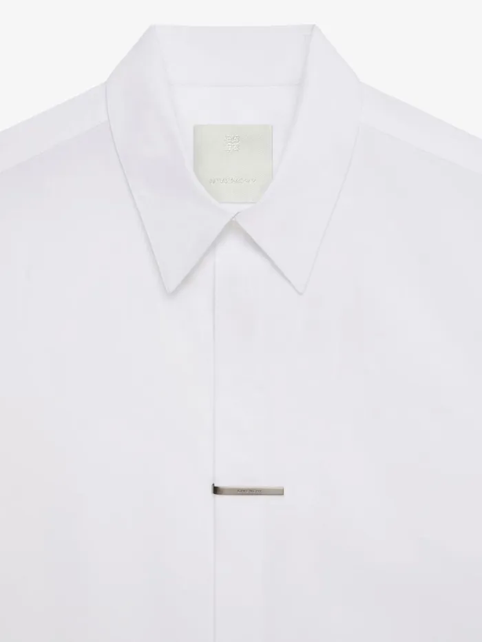 Givenchy Shirt In Poplin White Men Shirts