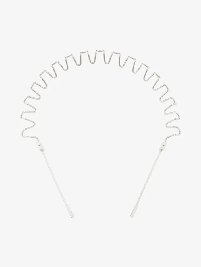 Givenchy Show Headband In Metal Silvery Women Jewelry