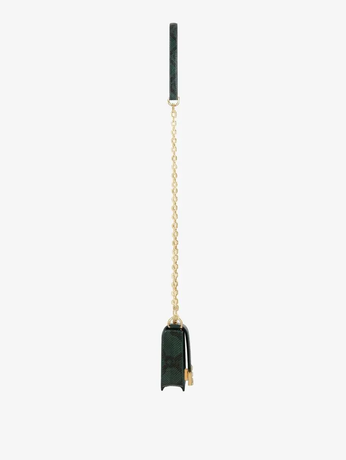 Givenchy Small 4G Bag In Python With Chain Dark Green Women Crossbody Bags Givenchy Small 4G Bag In Python With Chain Dark Green Women Crossbody Bags
