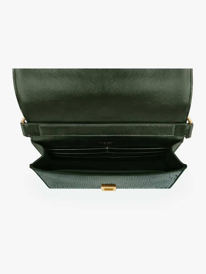 Givenchy Small 4G Bag In Python With Chain Dark Green Women Crossbody Bags Givenchy Small 4G Bag In Python With Chain Dark Green Women Crossbody Bags