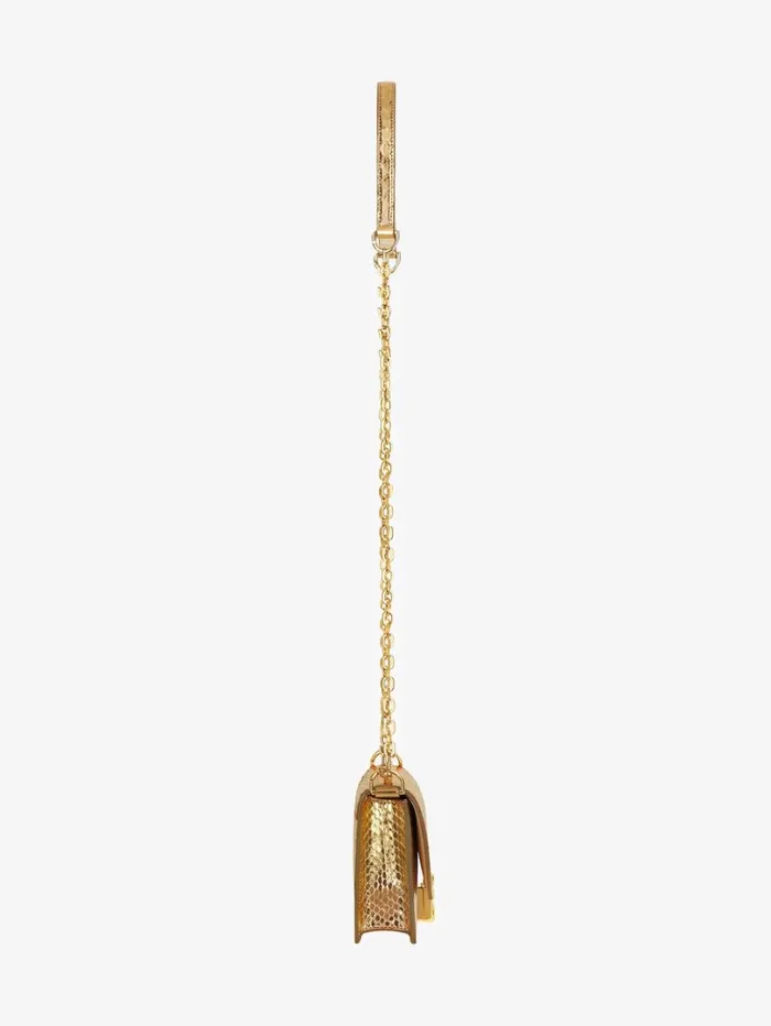 Givenchy Small 4G Bag In Python With Chain Golden Women Crossbody Bags Givenchy Small 4G Bag In Python With Chain Golden Women Crossbody Bags