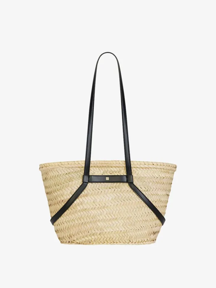 Givenchy Small Voyou Basket Bag In Raffia Black Women Shoulder Bags Givenchy Small Voyou Basket Bag In Raffia Black Women Shoulder Bags