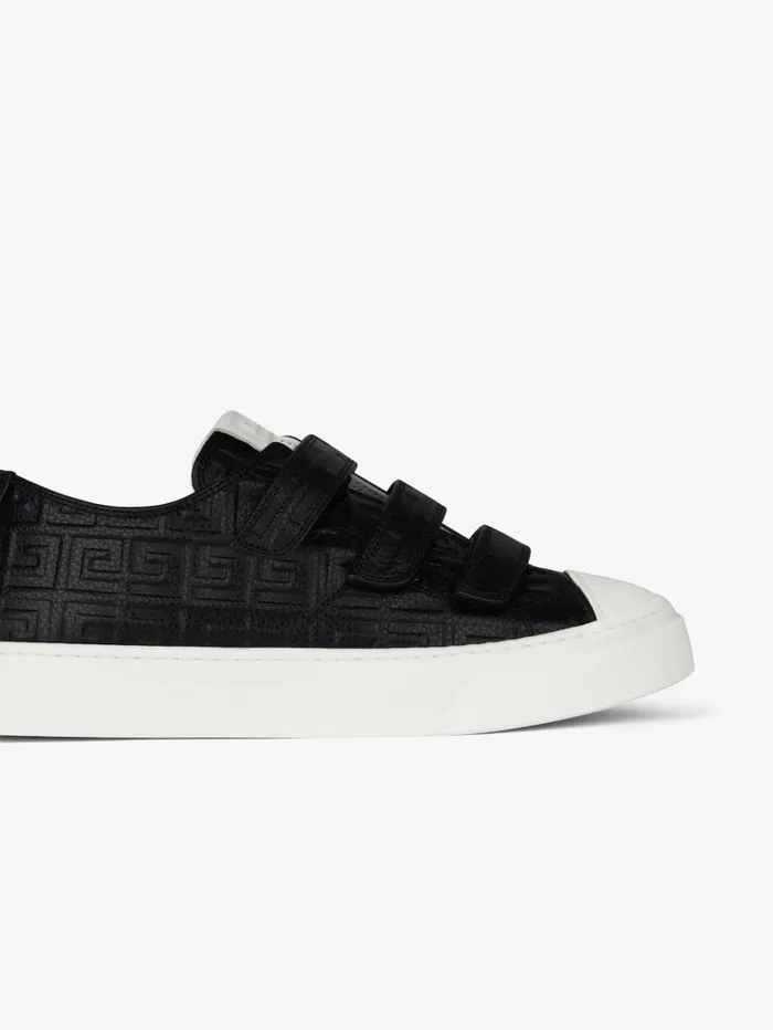 Givenchy Sneakers City In 4G Leather Black Men Boy 4 To 12 Years Givenchy Sneakers City In 4G Leather Black Men Boy 4 To 12 Years
