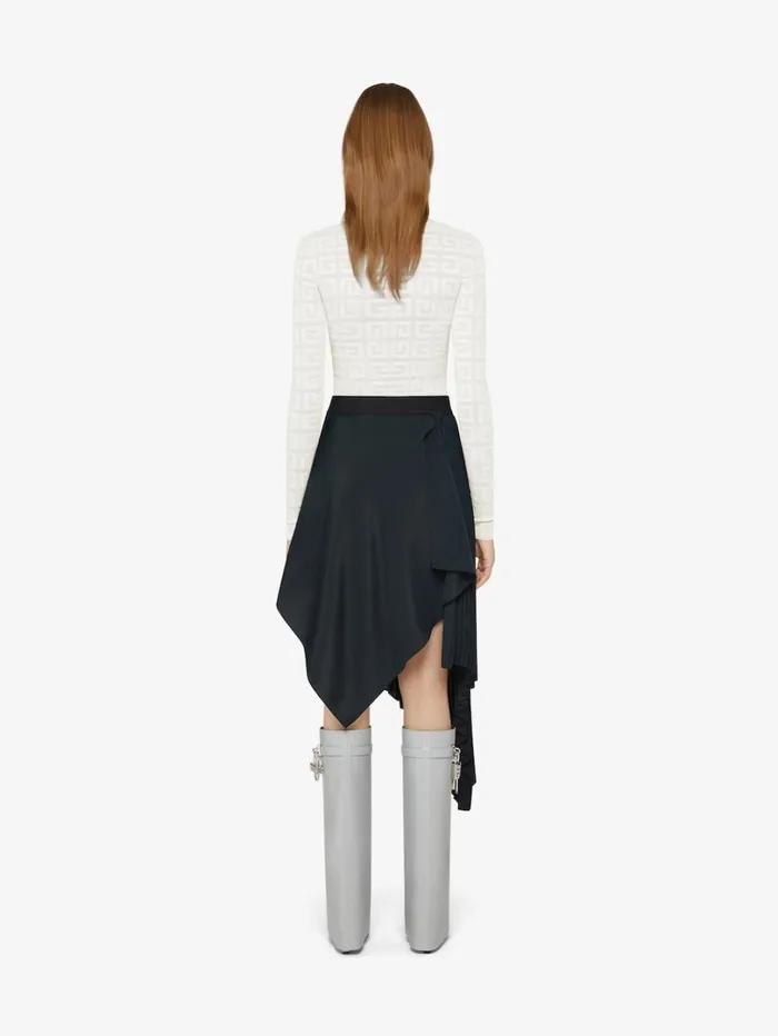 Givenchy Sweater In 4G Jacquard Off White Women Knitwear