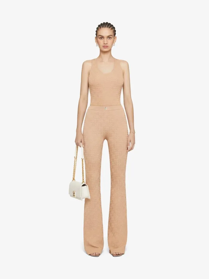 Givenchy Tank Top In 4G Mini Jacquard Tan Women TShirts