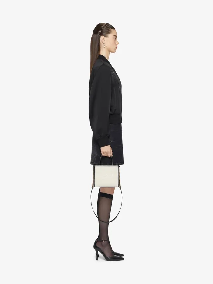 Givenchy Varsity Jacket In Satin With Crystals Black Women Outerwear and Blousons
